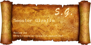 Sessler Gizella névjegykártya